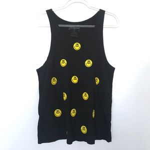 Stussy Happy Face Graphic Tank Top
